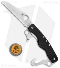 Spyderco ClipiTool Rescue Multi-Tool Knife Black G-10 (3.5" Satin Serr) C209GS 9 Spyderco ClipiTool Rescue Multi-Tool Knife Black G-10 (3.5" Satin Serr) C209GS -Knife Sale Shop Spyderco ClipiTool Rescue Multi Tool Black G 10 Satin Serr C209GS BHQ 78701 jr bottlecap