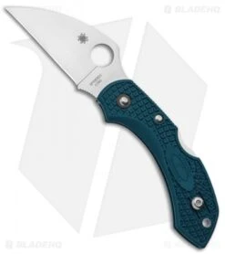 Spyderco Dragonfly 2 Lightweight Wharncliffe Knife Blue FRN (2.3" Satin)
