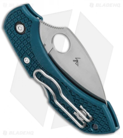 Spyderco Dragonfly 2 Lightweight Wharncliffe Knife Blue FRN (2.3" Satin) 5 Spyderco Dragonfly 2 Lightweight Wharncliffe Knife Blue FRN (2.3" Satin) - Image 3