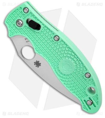Spyderco Manix 2 M4 Lightweight Knife Mint Green (3.37" Satin) C101PJGR2 4 Spyderco Manix 2 M4 Lightweight Knife Mint Green (3.37" Satin) C101PJGR2 - Image 2