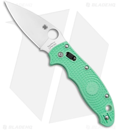 Spyderco Manix 2 M4 Lightweight Knife Mint Green (3.37" Satin) C101PJGR2 3 Spyderco Manix 2 M4 Lightweight Knife Mint Green (3.37" Satin) C101PJGR2