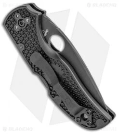 Spyderco Native 5 Lightweight Lockback Knife Black FRN (3" Black) C41PBBK5 -Knife Sale Shop Spyderco Native 5 Lightweight LB Black FRN Black C41PBBK5 BHQ 85186 jr side