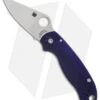 Spyderco Para 3 Compression Lock Knife Dark Blue G-10 (3" Satin S110V) C223GPDBL -Knife Sale Shop Spyderco Para 3 dark blue G10 satin S110V BHQ 71251 er 2