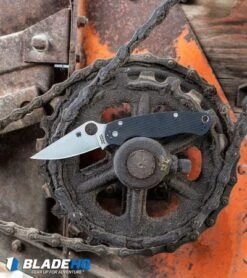 Spyderco Paramilitary 2 Knife Blue/Purple G-10 (3.4" Satin CPM-S110V) C81GPDBL2 -Knife Sale Shop Spyderco Paramilitary 2 Knife G 10 Satin S30V C81GP2 BHQ 7920 kp lifestyle web