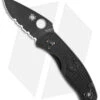 Spyderco Persistence Lightweight Liner Lock Black (2.75" Black Serr) C136PSBBK 1 Spyderco Persistence Lightweight Liner Lock Black (2.75" Black Serr) C136PSBBK -Knife Sale Shop Spyderco Persistence Lightweight LL Black Black Serr BHQ 139717 jr 2