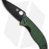 Spyderco Tenacious Liner Lock Knife Green G-10 (3.39" Black) C122GPBGR -Knife Sale Shop Spyderco Tenacious LL G 10 Green Black C122GPSBGR BHQ 61868 jr 2