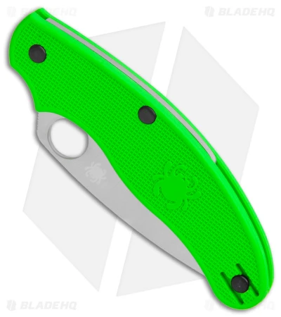 Spyderco UK Pen Knife Salt Slip Joint Green FRN (2.9" Satin LC200N) C94PGR 4 Spyderco UK Pen Knife Salt Slip Joint Green FRN (2.9" Satin LC200N) C94PGR - Image 2