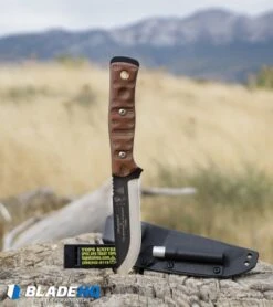 TOPS Knives BOB Brothers Of Bushcraft Knife Rocky Mountain (4.625" Black) -Knife Sale Shop TOPS BOB Brothers of Bushcraft Knife Rocky Mountain Black BROS 01RMT BHQ 96920 kp stump web
