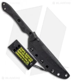 TOPS Knives Rapid Strike D/E Fixed Blade Knife Black G-10 (4.1" Black SW) -Knife Sale Shop TOPS Knives Rapid Strike DE Black G 10 Black SW RDSK 01TS BHQ 95130 jr sheath