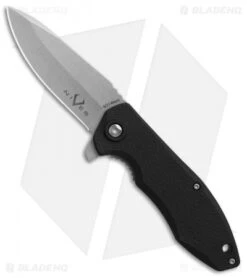 V Nives Scuff Liner Lock Knife Black FRN (2.8" Stonewash)