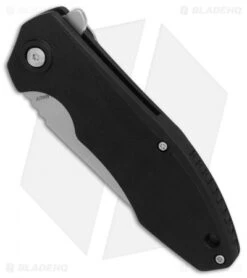 V Nives Scuff Liner Lock Knife Black FRN (2.8" Stonewash) -Knife Sale Shop V Nives Scuff Black FRN SW BHQ 82873 er spine