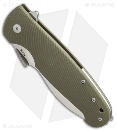 Viper Knives Italo Flipper Liner Lock Knife Green G-10 (3.75" Satin) V5948GG 4 Viper Knives Italo Flipper Liner Lock Knife Green G-10 (3.75" Satin) V5948GG - Image 2