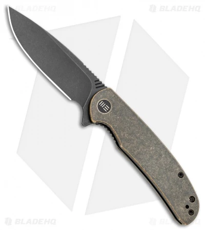 WE Knife Co. Practic Liner Lock Knife Brass (3.3" Black Stonewash M390) 3 WE Knife Co. Practic Liner Lock Knife Brass (3.3" Black Stonewash M390)