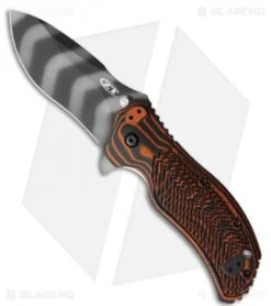 Zero Tolerance 0350 A/O Knife Moccasin (3.25" Tiger Stripe) ZT 0350TSMOC