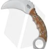 Bark River Ghost II Fixed Blade Knife Natural Canvas Micarta (3.5" Satin) -Knife Sale Shop bark river ghost ii natural canvas micarta BHQ 52868 jr