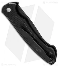 Bear OPS Bold Action VII Automatic Knife Black Zytel (3.375" Black) -Knife Sale Shop bear ops bold action IV black zytel black BHQ 51399 er side