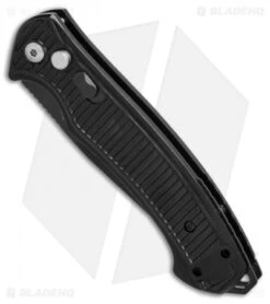 Bear OPS Bold Action VII Automatic Knife Black Zytel (3.375" Black) -Knife Sale Shop bear ops bold action IV black zytel black BHQ 51399 er spine