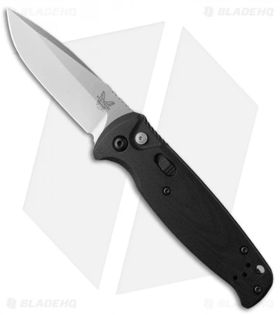 Benchmade CLA Drop Point Automatic Knife Black G-10 (3.4" Stonewash) 4300 3 Benchmade CLA Drop Point Automatic Knife Black G-10 (3.4" Stonewash) 4300
