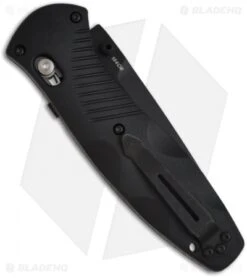 Benchmade 580SBK Barrage Spring Assist Axis Lock (3.6" Black Serr) 5 Benchmade 580SBK Barrage Spring Assist Axis Lock (3.6" Black Serr) -Knife Sale Shop benchmade 580bk barrage back