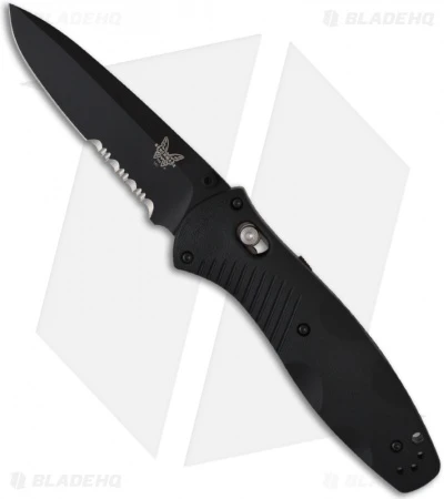 Benchmade 580SBK Barrage Spring Assist Axis Lock (3.6" Black Serr) 3 Benchmade 580SBK Barrage Spring Assist Axis Lock (3.6" Black Serr)