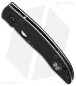 Rare Benchmade Mini AFCK 812SBT Liner Lock Knife (3.25" Black Serr) -Knife Sale Shop benchmade 812sbt bottom cm