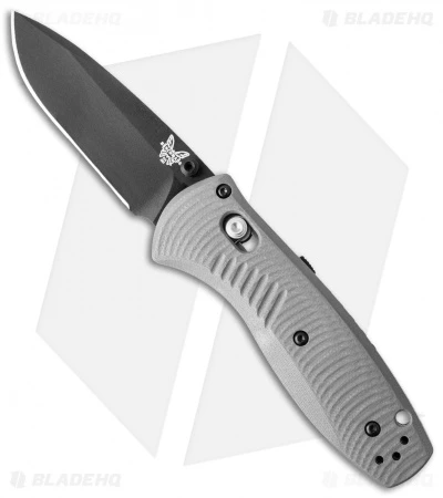 Benchmade Mini Barrage AXIS-Assist Knife Gray G-10 (2.91" Black) 585BK-2 3 Benchmade Mini Barrage AXIS-Assist Knife Gray G-10 (2.91" Black) 585BK-2