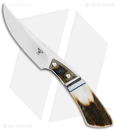 Buck Knives Buck Spur Heritage Collection Fixed Blade Knife Stag (3.25" Mirror) 3 Buck Knives Buck Spur Heritage Collection Fixed Blade Knife Stag (3.25" Mirror)