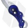Buck Knives Buck Transport Blue Folding Key Chain Pocket Knife (1.25" Satin) 0756BLS-B -Knife Sale Shop buck transport blue 0756bls b