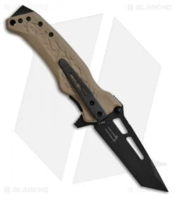Camillus Canyon GB 8 Spring Assisted Knife Tan GRN - (3.25" Black) -Knife Sale Shop camillus canyon GB 8 sa tan grn black BP 30132 jr back