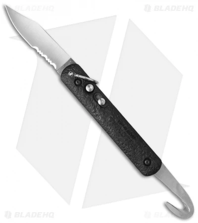 Colonial Auto Rescue Knife W/Strap Cutter Bail (3" Satin Serr) M-724 3 Colonial Auto Rescue Knife W/Strap Cutter Bail (3" Satin Serr) M-724