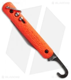 Colonial Knife Company M-724 Orange Auto Rescue Knife Bail Loop/Clip (3" Plain) -Knife Sale Shop colonial knife m 724 orange hook