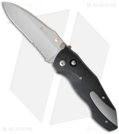 CRKT Elishewitz Anubis Automatic Knife Conversion (3.5" Bead Blast Serr) 1121 3 CRKT Elishewitz Anubis Automatic Knife Conversion (3.5" Bead Blast Serr) 1121