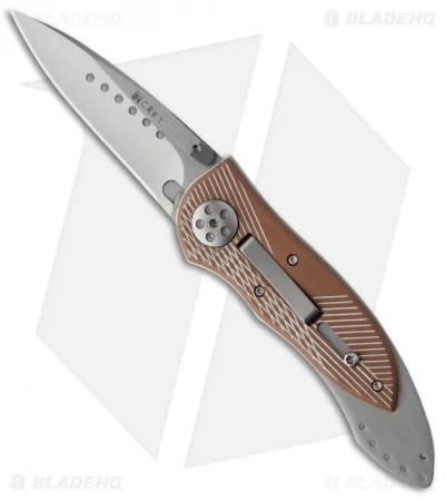 CRKT Elishewitz E-Lock 7323 Automatic Conversion Bronze (2.75" Satin) 3 CRKT Elishewitz E-Lock 7323 Automatic Conversion Bronze (2.75" Satin)