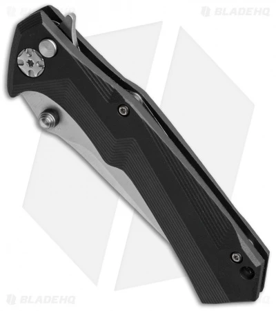 CRKT Tighe Tac Two Clip Point Flipper Button Lock Knife GRN (3.38" Satin) 5230 4 CRKT Tighe Tac Two Clip Point Flipper Button Lock Knife GRN (3.38" Satin) 5230 - Image 2
