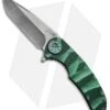 Curtiss Custom Knives F3 Knife Knurled Green Titanium Flipper (3.5" SW) M5 2 Curtiss Custom Knives F3 Knife Knurled Green Titanium Flipper (3.5" SW) M5 -Knife Sale Shop curtiss custom flipper f3 ti stonewash 3 5in m5 green blue