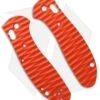 Custom Replacement Mini Griptilian Handle Sculpted Orange G-10 -Knife Sale Shop custom replacement griptilian handle sculpted orange g 10 BHQ 23274 jr