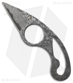 Fred Perrin La Griffe Fixed Blade Neck Knife (2" Damascus)