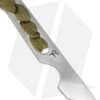 Fred Perrin Le Kiridashi II Neck Knife Fixed Blade OD Green (1" Satin Plain) -Knife Sale Shop fred perrin le kiridashi d2 frdkd2