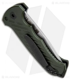 Gerber Auto 06 10th Anniversary Automatic Knife OD Green (3.6" Stonewash) 8 Gerber Auto 06 10th Anniversary Automatic Knife OD Green (3.6" Stonewash) -Knife Sale Shop gerber 06 auto green 30 001263n BHQ 36922 dl side