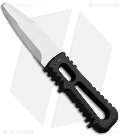 Gerber River Shorty Fixed Blade Dive Knife Black (3" Serr) 30-000967N 3 Gerber River Shorty Fixed Blade Dive Knife Black (3" Serr) 30-000967N
