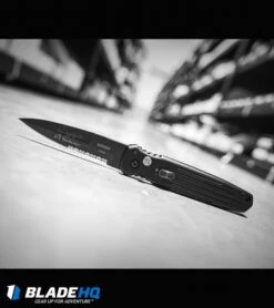 Gerber Auto Covert Automatic Knife (3.8" S30V Black Serr) 30-000137 -Knife Sale Shop gerber covert auto wearhouse dl