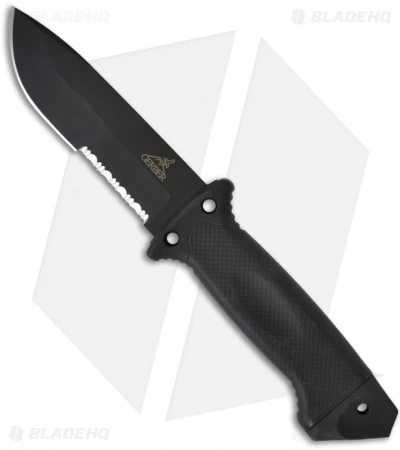 Gerber LMF II Infantry Black Fixed Blade Combat Knife (4.84" Black Serr) 1629 3 Gerber LMF II Infantry Black Fixed Blade Combat Knife (4.84" Black Serr) 1629