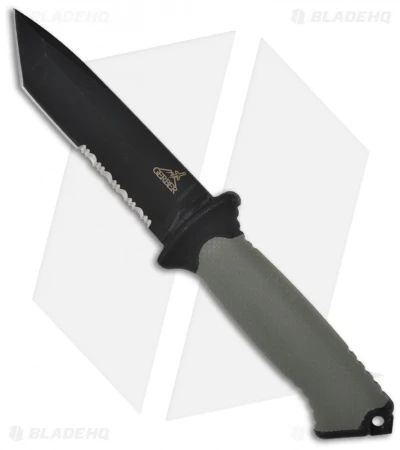 Gerber Prodigy Combat Tanto Fixed Blade Knife (4.75" Black Serr) 31-000558 3 Gerber Prodigy Combat Tanto Fixed Blade Knife (4.75" Black Serr) 31-000558