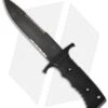 Gerber Silver Trident Knife Watson-Harsey Fixed Blade (Black Double SER) 06995 1 Gerber Silver Trident Knife Watson-Harsey Fixed Blade (Black Double SER) 06995 -Knife Sale Shop gerber watson harsey silver trident 06995