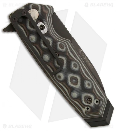 Hogue Knives EX02 Knife Spear Point Flipper Black/Gray G-Mascus (3.375" Plain) 4 Hogue Knives EX02 Knife Spear Point Flipper Black/Gray G-Mascus (3.375" Plain) - Image 2