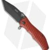HTM Darrel Ralph Gun Hammer Tanto Spring Assisted Knife Red (3.5" Black) -Knife Sale Shop htm gun hammer assist crimson red dlc tanto cm