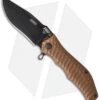 HTM Darrel Ralph Gun Hammer Bowie Spring Assisted Knife Copper (3.5" Black) -Knife Sale Shop htm gun hammer copper dlc bowie bhq 36300 cm