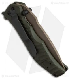 HTM Darrel Ralph Gun Hammer Torpedo Spring Assisted Knife OD Green (3.5" FDE) -Knife Sale Shop htm gun hammer od fde ghebohao cm side