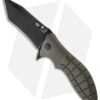 HTM Kirby Lambert Snap Tanto Spring Assisted Knife (3.5" Black) -Knife Sale Shop htm hand tech made flipper kirby lambert klsatndh black