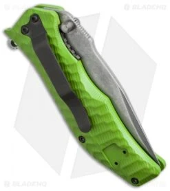 HTM Darrel Ralph Gun Hammer Bowie Spring Assisted Knife Green (3.5" Acid SW) 7 HTM Darrel Ralph Gun Hammer Bowie Spring Assisted Knife Green (3.5" Acid SW) -Knife Sale Shop htm zhammer zombie green sw bowie cm side